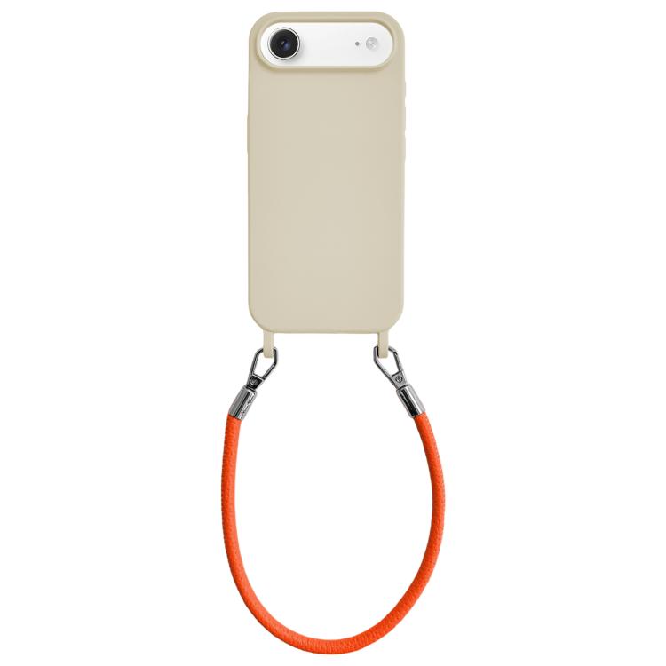 Custodia silicone antiurto con cordino per iPhone Air