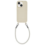 Custodia silicone antiurto con cordino per iPhone 14