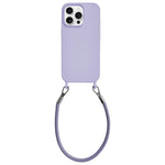 Custodia silicone antiurto con cordino per iPhone 14 Pro