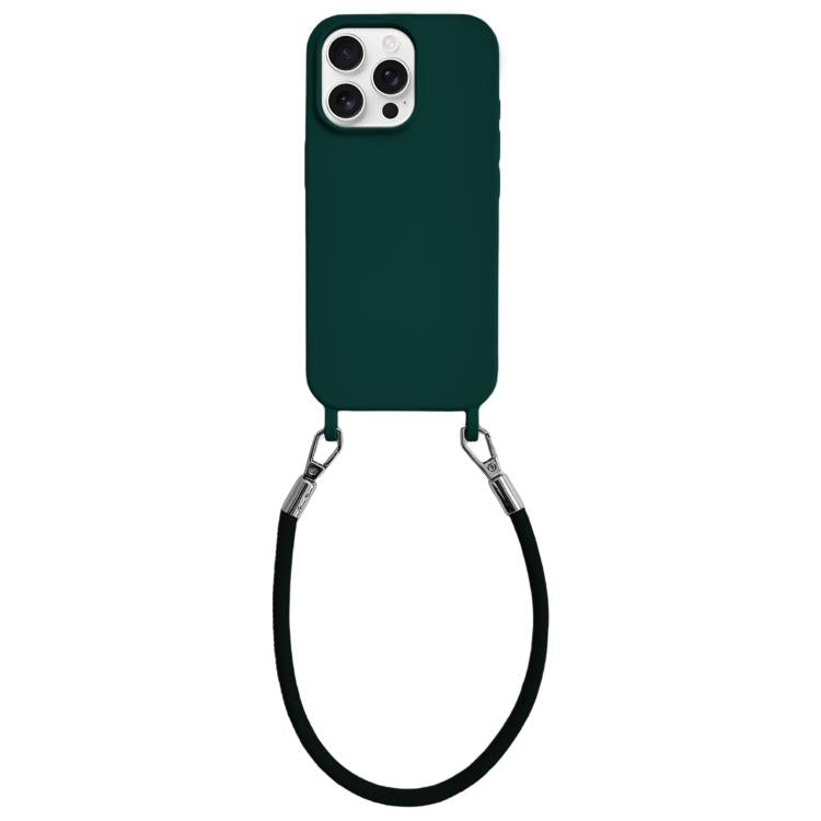 Custodia silicone antiurto con cordino per iPhone 14 Pro