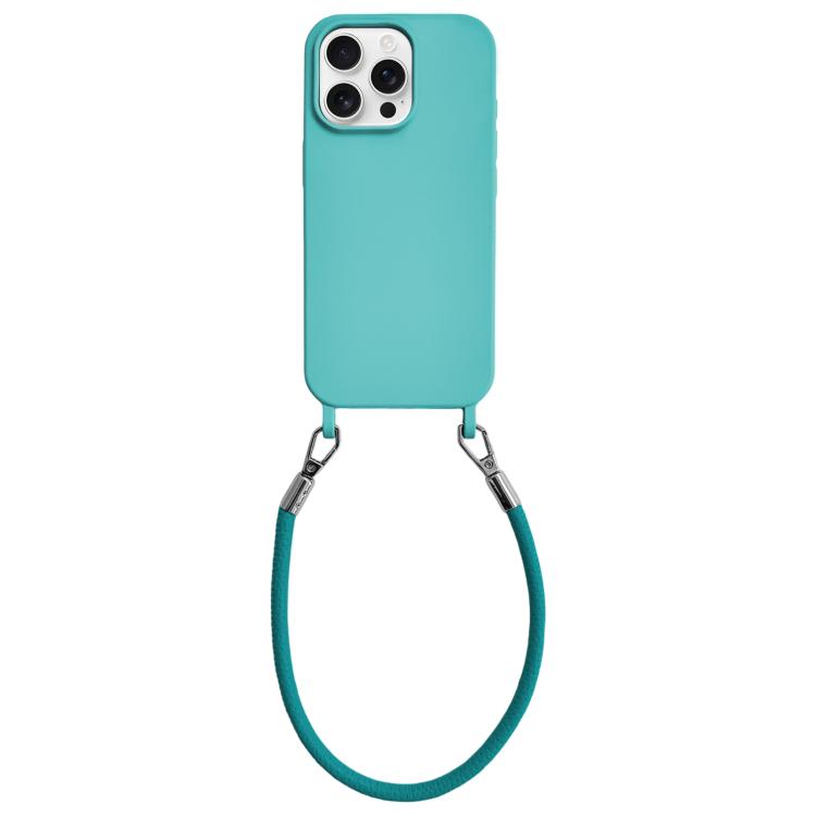 Custodia silicone con cordino per iPhone 14 Pro Max