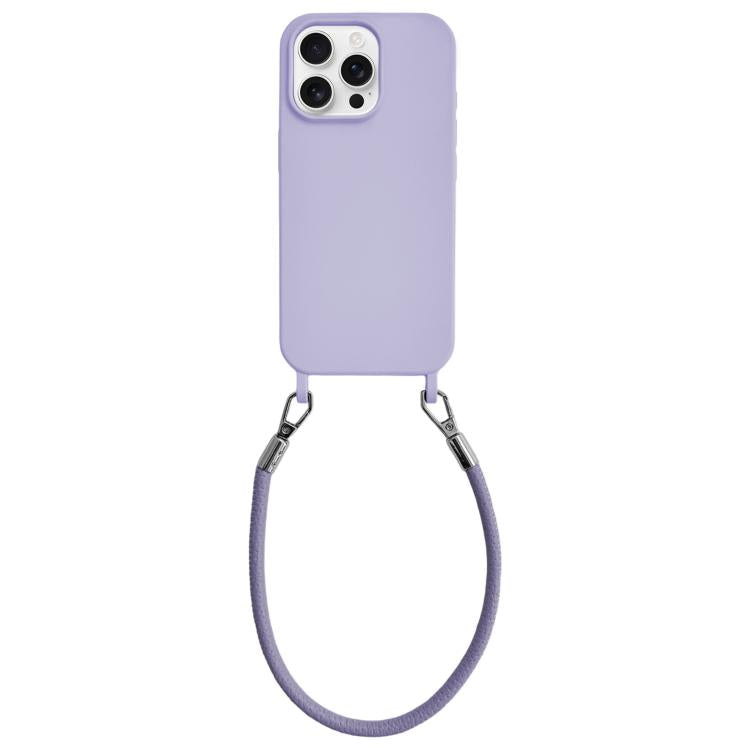 Custodia silicone con cordino per iPhone 14 Pro Max