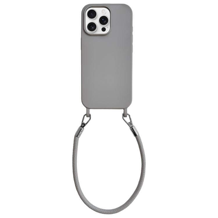 Custodia silicone con cordino per iPhone 14 Pro Max