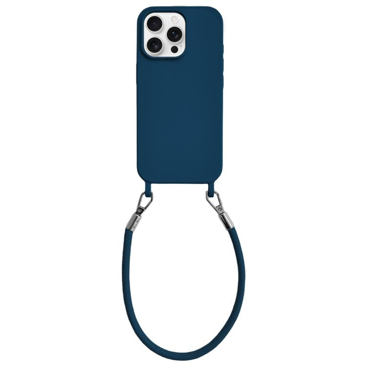 Custodia silicone con cordino per iPhone 14 Pro Max