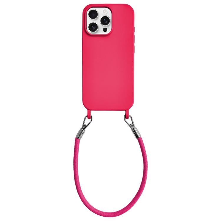 Custodia silicone antiurto con cordino per iPhone 13 Pro