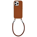 Custodia silicone antiurto con cordino per iPhone 13 Pro