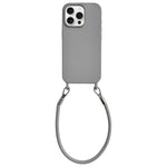 Custodia silicone antiurto con cordino per iPhone 13 Pro