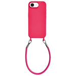 Custodia silicone antiurto con cordino per iPhone 17 Pro