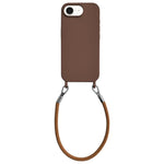 Custodia silicone antiurto con cordino per iPhone 17 Pro