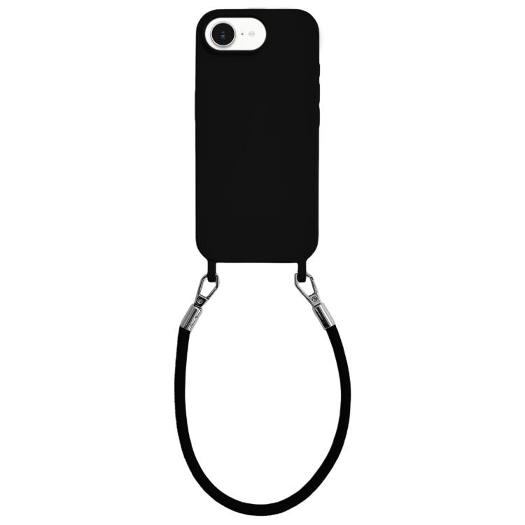 Custodia silicone antiurto con cordino per iPhone 17 Pro