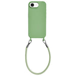 Custodia silicone antiurto con cordino per iPhone 17 Pro