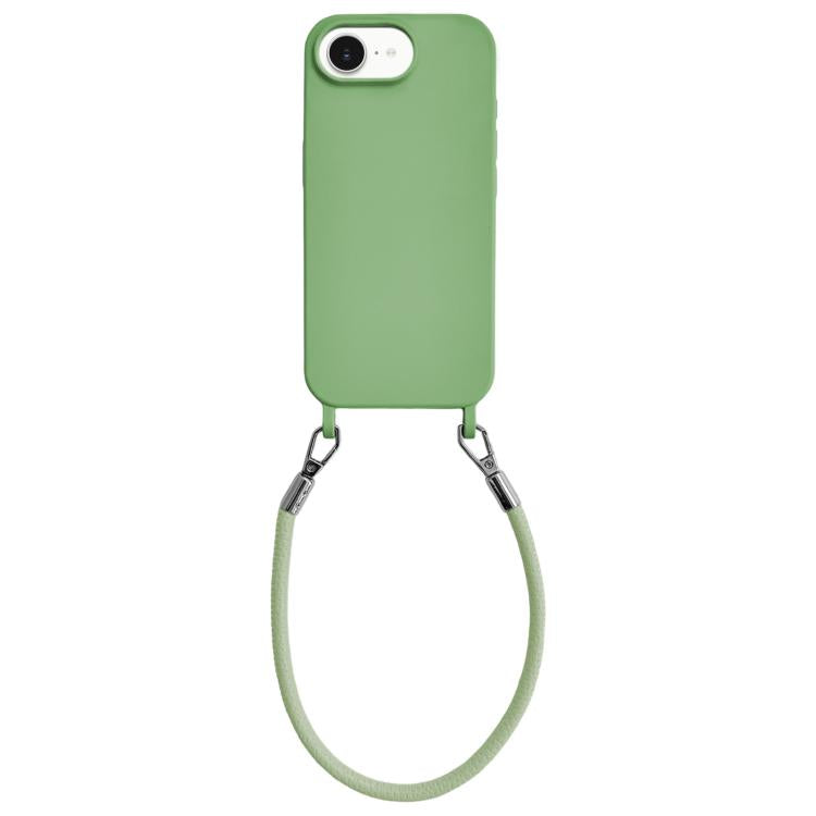 Custodia silicone antiurto con cordino per iPhone 17 Pro