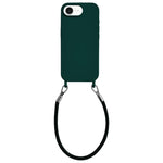 Custodia silicone antiurto con cordino per iPhone 17 Pro