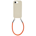 Custodia silicone antiurto con cordino per iPhone 17 Pro