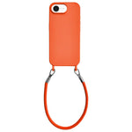 Custodia silicone antiurto con cordino per iPhone 17 Pro