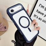 Custodia magnetica 3 in 1 per iPhone 17 in TPU e acrilico