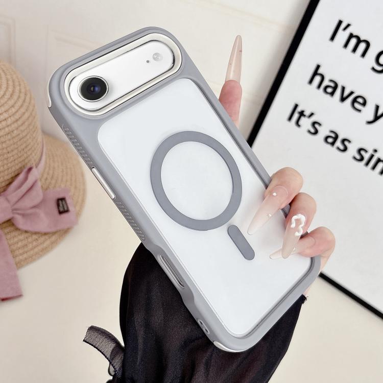 Custodia magnetica 3 in 1 per iPhone 17 in TPU e acrilico