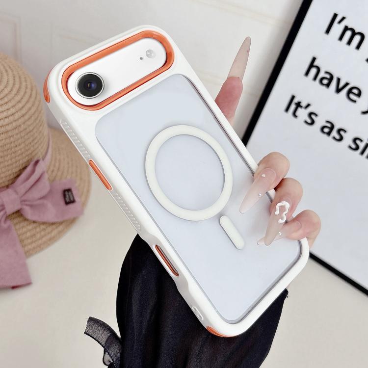Custodia magnetica 3 in 1 per iPhone 17 in TPU e acrilico
