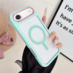 Custodia magnetica 3 in 1 per iPhone 17 in TPU e acrilico