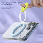 Supporto magnetico telefono con anello girevole 360°