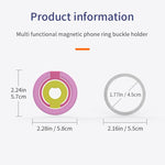 Supporto magnetico telefono con anello girevole 360°