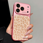 Custodia leopardata glitterata per iPhone 17 Pro Max