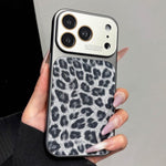 Custodia leopardata glitterata per iPhone 17 Pro Max