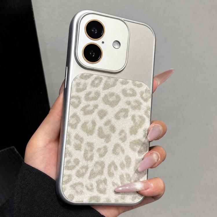 Custodia leopardata glitterata per iPhone 17 Pro Max