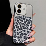 Custodia leopardata glitterata per iPhone 17 Pro Max