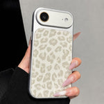 Custodia leopardata glitterata per iPhone 17 Pro Max