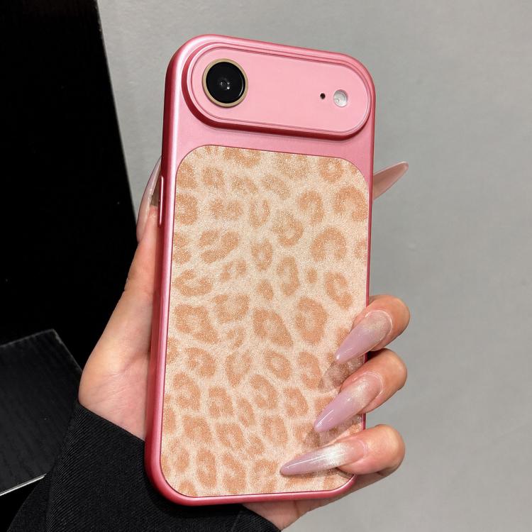 Custodia leopardata glitterata per iPhone 17 Pro Max
