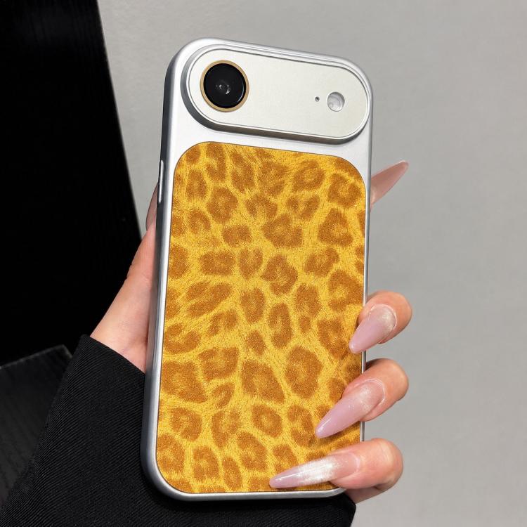 Custodia leopardata glitterata per iPhone 17 Pro Max