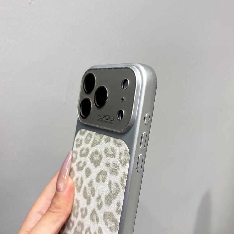Custodia leopardata glitterata per iPhone 17 Pro Max