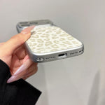 Custodia leopardata glitterata per iPhone 17 Pro Max