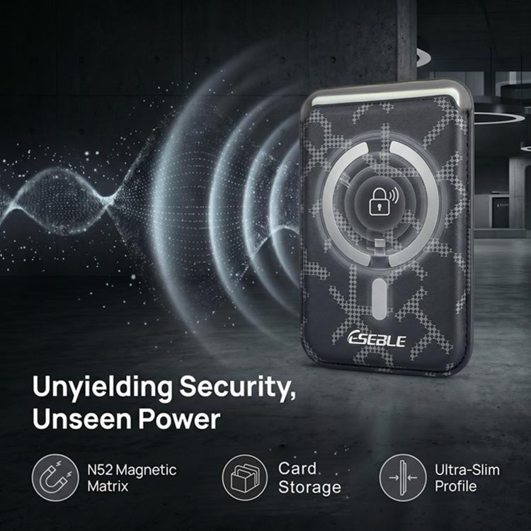 Porta carte magnetico in similpelle PU ESEBLE S8