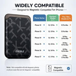 Porta carte magnetico in similpelle PU ESEBLE S8