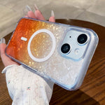 Custodia magnetica effetto sfumato per iPhone