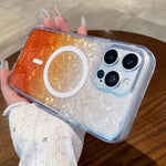 Custodia magnetica effetto sfumato per iPhone