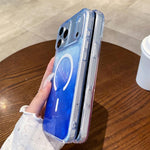 Custodia magnetica effetto sfumato per iPhone 15-17 Pro Max