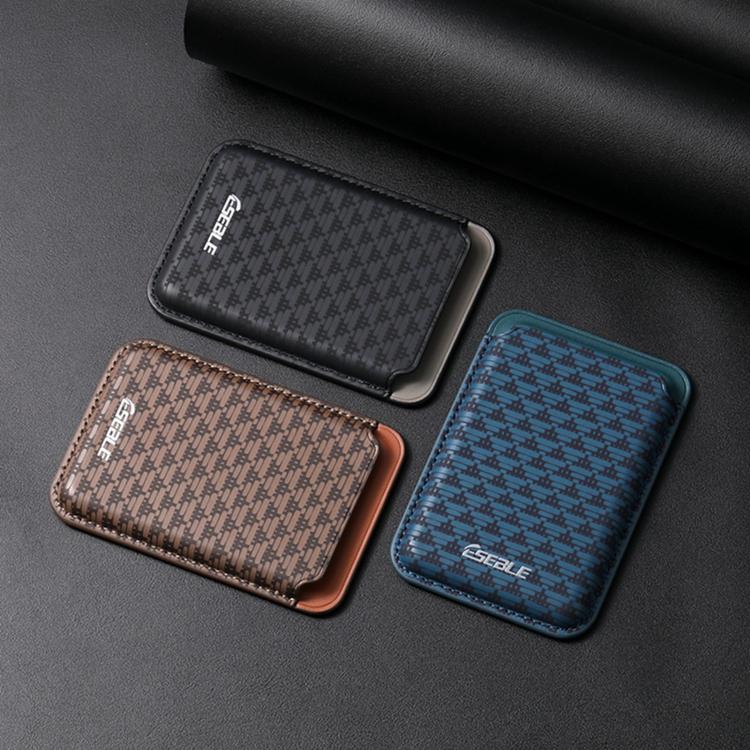 Custodia portacarte triangolare in similpelle PU con magneti