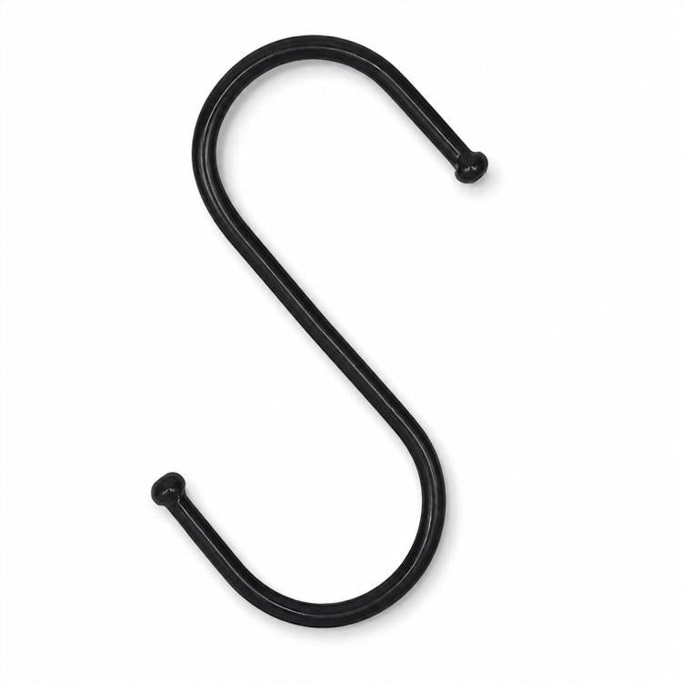 10 ganci portaoggetti a S in ferro 8,8 cm