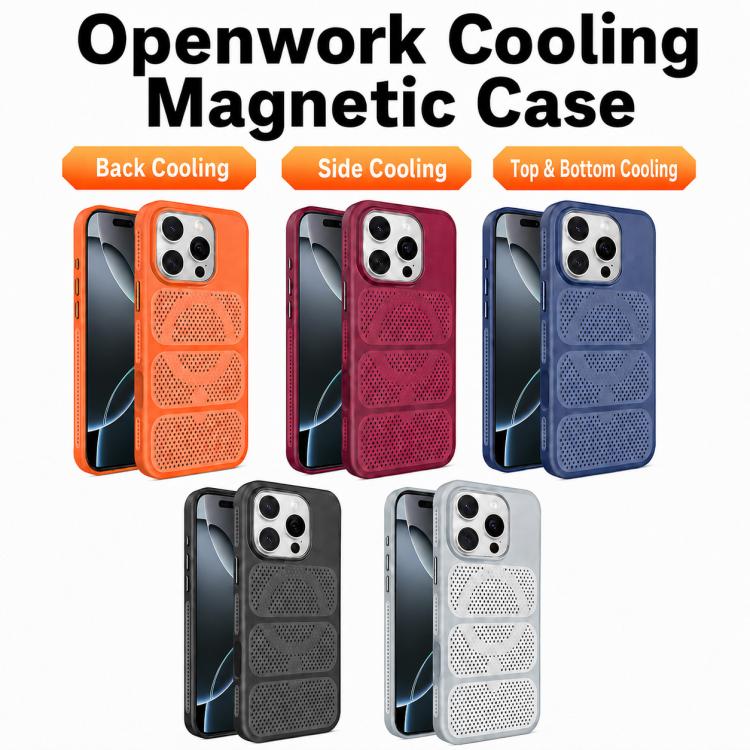 Custodia ibrida magnetica in PC e TPU per iPhone 16 Pro