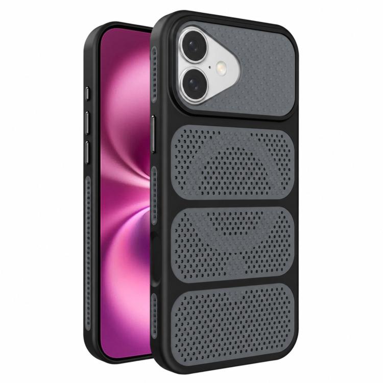 Custodia ibrida magnetica in PC e TPU per iPhone 16 Pro