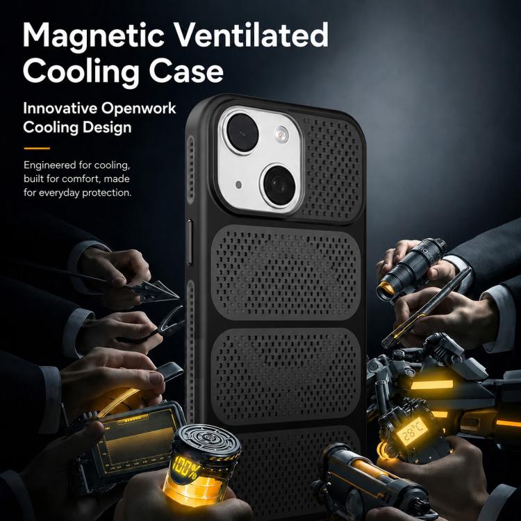 Custodia ibrida magnetica in PC e TPU per iPhone 14