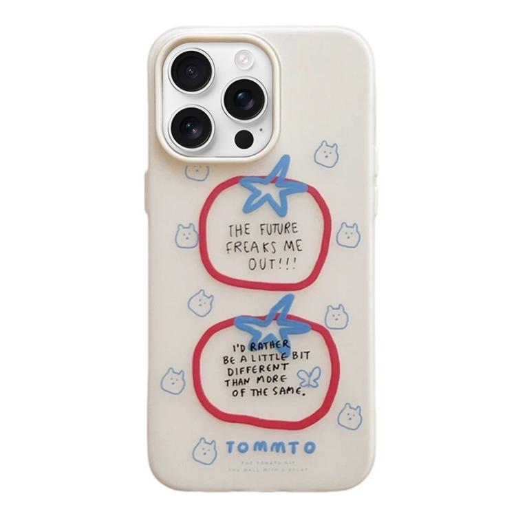 Custodia antiurto satinata per iPhone 16 Pro Max