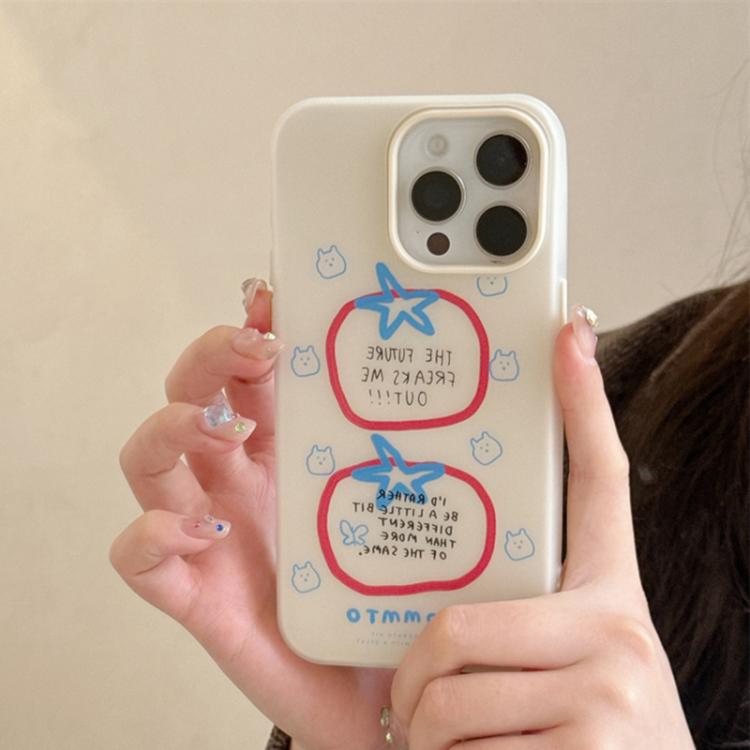 Custodia antiurto satinata per iPhone 15 Pro Max