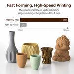Stampante 3D in ceramica TRONXY MOORE 2 Pro, Standard 0.5L, Standard 1L