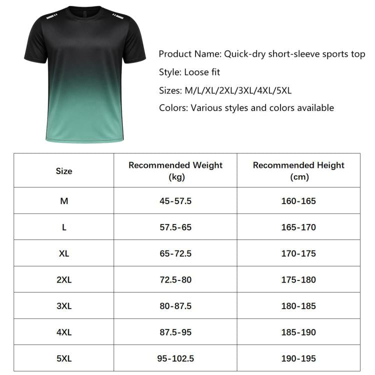 Maglia da corsa uomo estiva in seta ghiaccio M-4XL