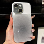 Custodia PC con protezione lenti acrilico opaco per iPhone 15