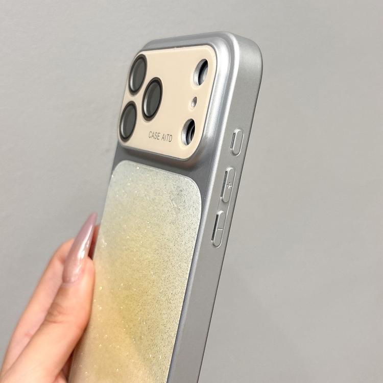 Custodia PC con protezione lenti acrilico opaco per iPhone 15